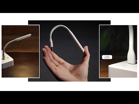 Світлодіодна USB лампа Xiaomi ZMI Portable LED 2 White (AL003) (5 рівнів яскравості), видео 2