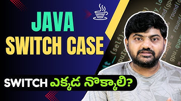 #14 Java Switch Statement Explained with Easy Examples in Telugu