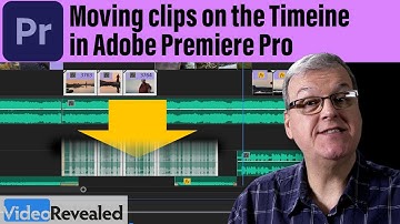 Moving clips on the Timeline in Adobe Premiere Pro