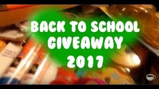 (CLOSED) Back To School Haul + GiveAway 2017