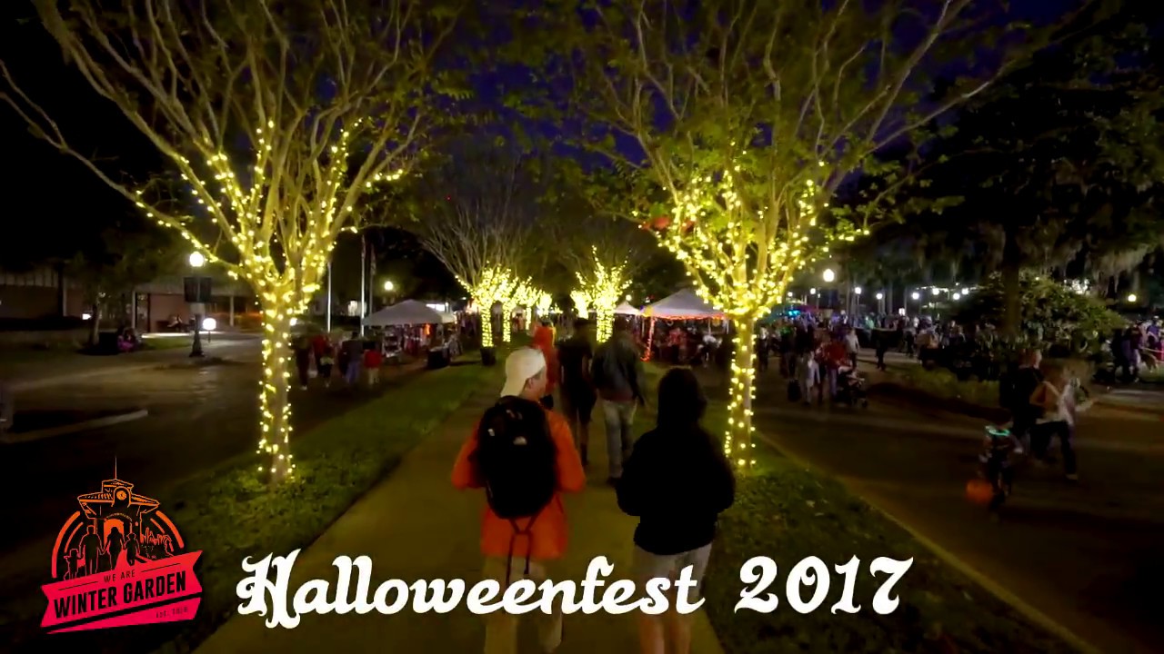 Downtown Winter Garden Halloween 2017 Youtube