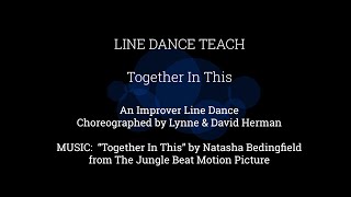 LINE DANCE TEACH:  Together In This
