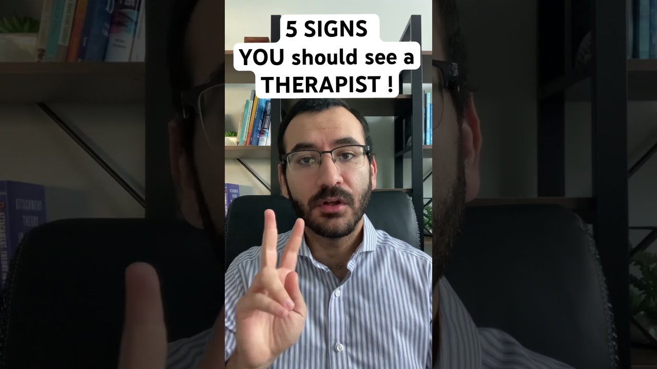 5 Signs You should see a Therapist.