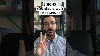 5 Signs You should see a Therapist.