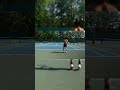 Just #TheGodOfTennis SLAMMING forehands with his 12.7 oz EXCALIBUR