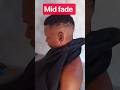 mid fade com freestyle #fade #cabelo #degrade