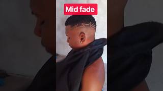 mid fade com freestyle #fade #cabelo #degrade