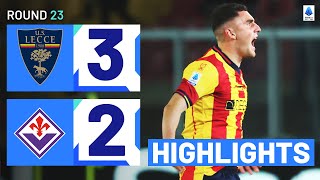 LECCE-FIORENTINA 3-2 | HIGHLIGHTS | Unreal scenes as Lecce comeback | Serie A 2023/24 Resimi