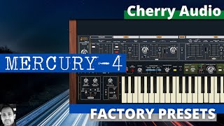 Cherry Audio | Mercury-4 | Factory Presets (No Talking)
