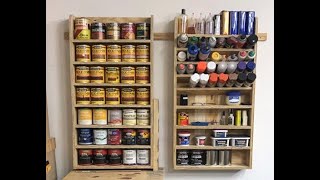 How To Make A French Cleat Finish Supply Rack - DIY