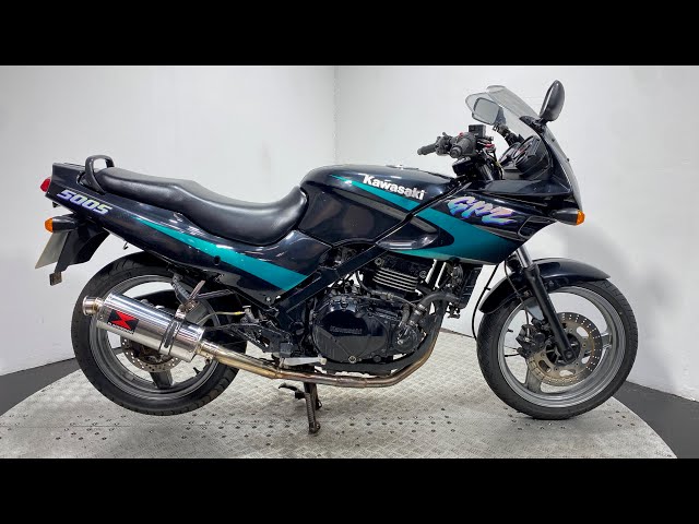 KAWASAKI GPZ 500 EX 1999 29K WALK AROUND / RUNNING VIDEO - YouTube