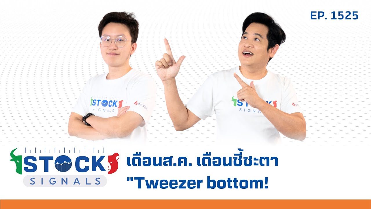 เดือน ส.ค. เดือนชี้ชะตา "Tweezer bottom! | by Stock Signals EP.1,525