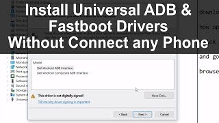 How to install ADB & Fastboot Drivers Manually  by Techno Trooper