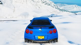 Nissan GTR R35 "17 Test Drive - Forza Horizon 4 *WINTER* screenshot 2