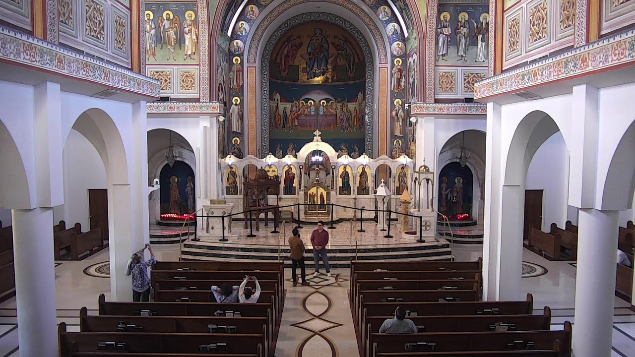 Church sanctuary live stream from Greek Food Festival of Dallas Sunday, November 2, 2025