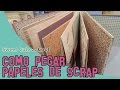 Scrapbooking desde Cero: Cap 13. Como pegar los papeles de scrap