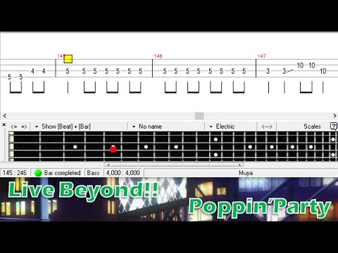 Live Beyond!! (Bass TAB) - Poppin'Party