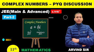 PART 2 COMPLEX NUMBERS PYQ DISCUSSION | MATHEMATICS | CLASS XI IIT-JEE | AB SIR