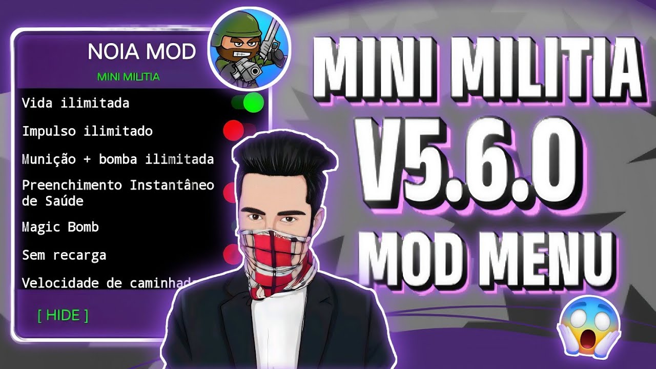 Mini Militia 5.6.0 Mod APK Download | Unlimited Health, Ammo, Aimbot & No Ban (MediaFire Link