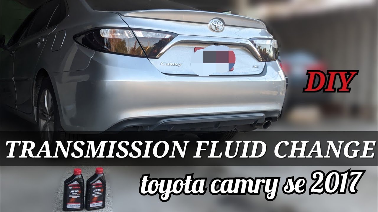 DIY! Transmission Fluid Change, Toyota Camry 2015-2017! - YouTube