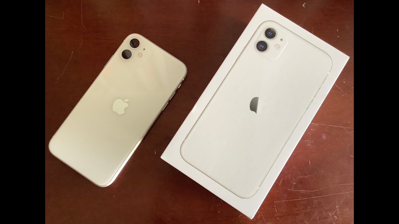 iPhone 11 64GB white unboxing YouTube
