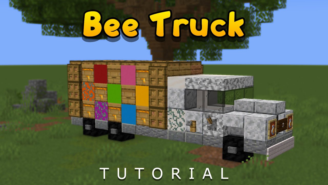 How To Build a Bee Truck | Minecraft Tutorial
