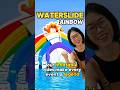 Rainbow waterslide slip #Amusement#InflatableSlide #EventRental#waterslide #rainbowwaterskide