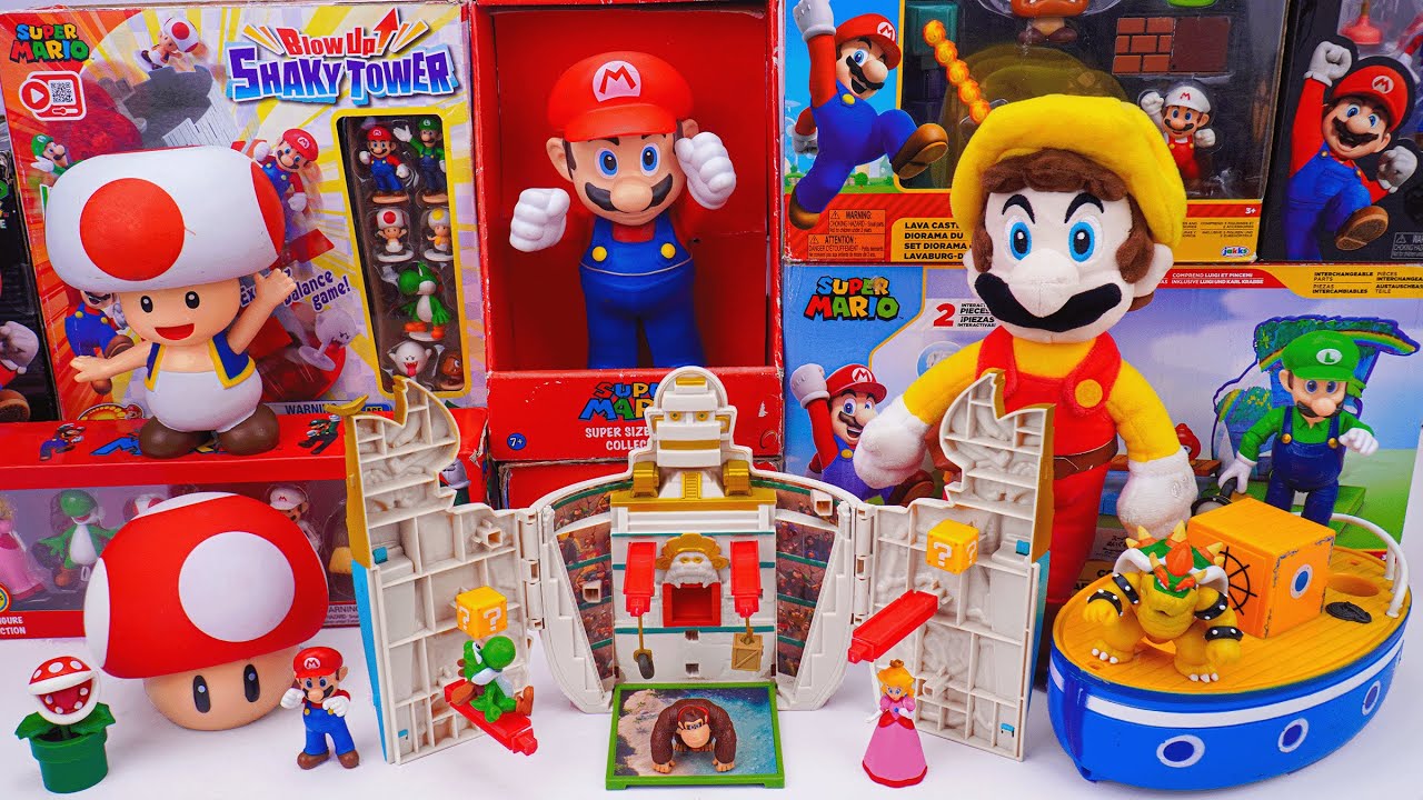 Super Mario Toys Unboxing Review | The Super Mario Bros. Movie Donkey Kong Stadium Playset