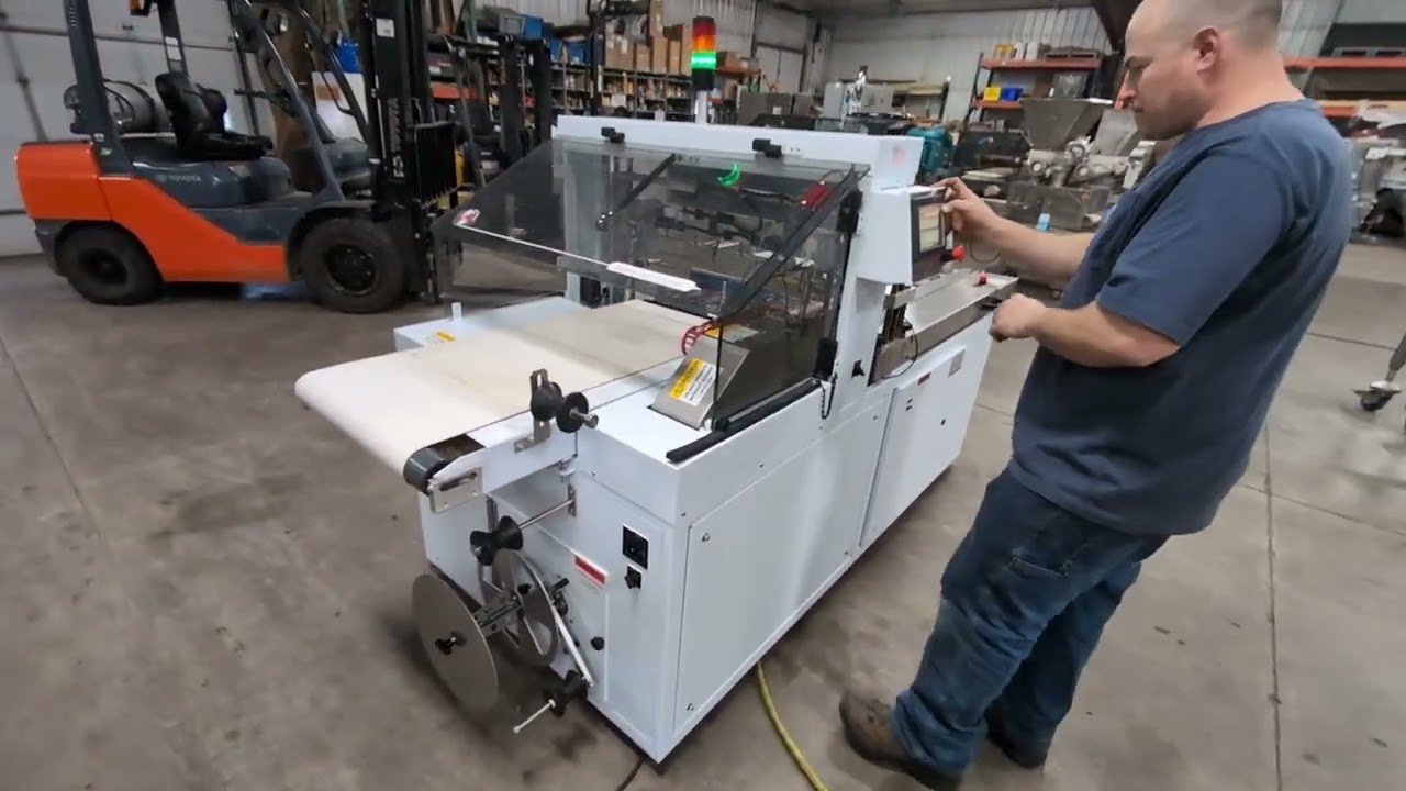 2019 Shrink Tech Systems automatic side seal wrapper