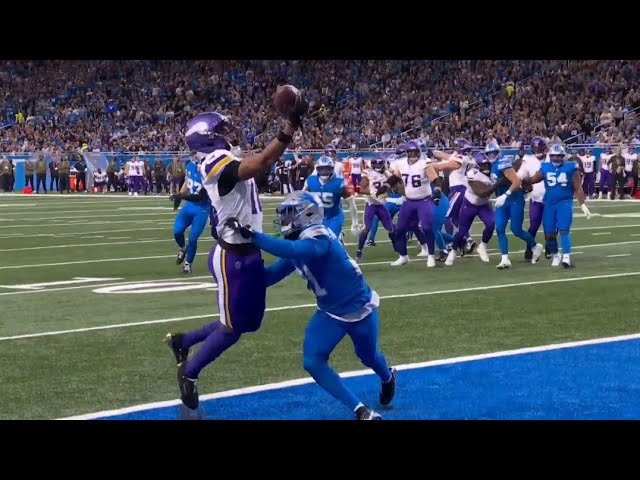 Justin Jefferson SENSATIONAL ONE HAND TD vs Lions 😳 - YouTube