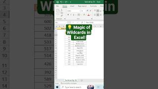 🚀 Excel Wildcard Trick — Clean your data in one click!