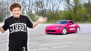 Teaching High Schooler to Drive my DRIFT Car..