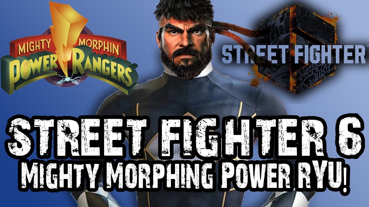 Street Fighter 6 - Mighty Morphing Power Ryu! (Power Ranger Mod) - YouTube