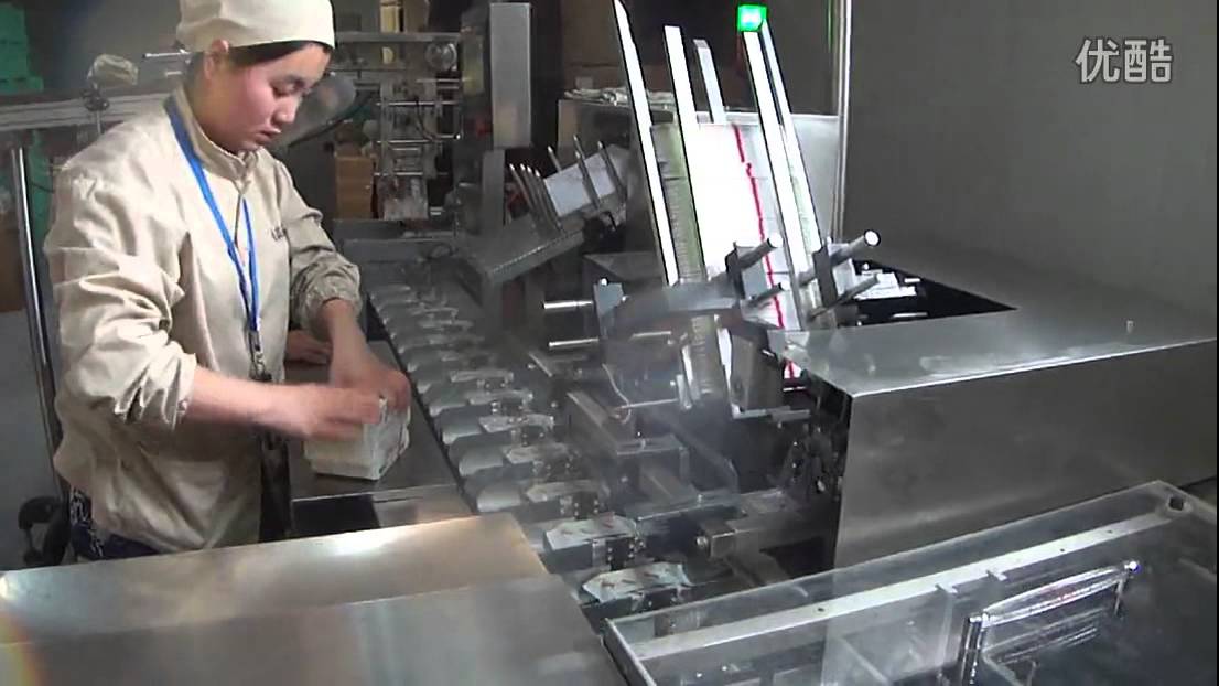 Complete line for sachet packing machines flow wrapper cartoner pharmaceutical system