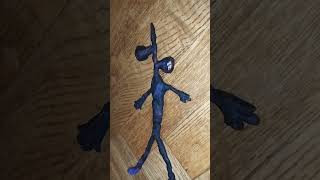 first own made siren head #sweden #playdoh #fatherson #homemade #autism #fun #sirenhead #family