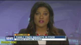 DISGUSTING!! New York Family Finds MAGGOTS In CHINESE Take Out!!