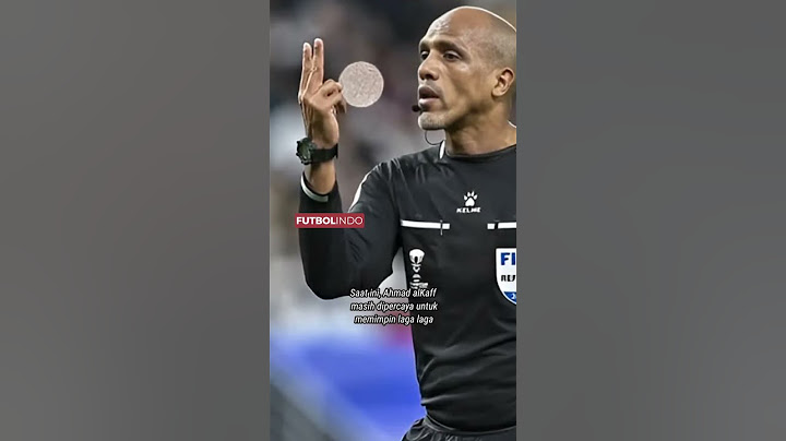 WASIT PEREBUT KEMENANGAN KING INDO!! #ahmedalkaf #timnasindonesia #ronaldo