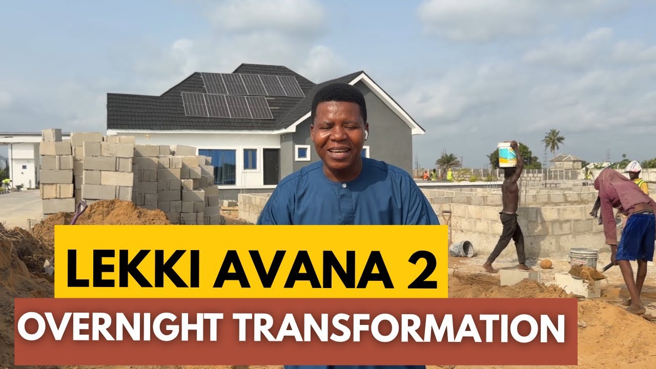 Lekki Avana Bungalow, этап 2: новые строительные новости преподносят большие сюрпризы