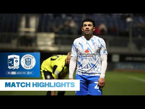 25/26 Highlights: Barrow AFC 0-1 Harrogate Town — football highlights