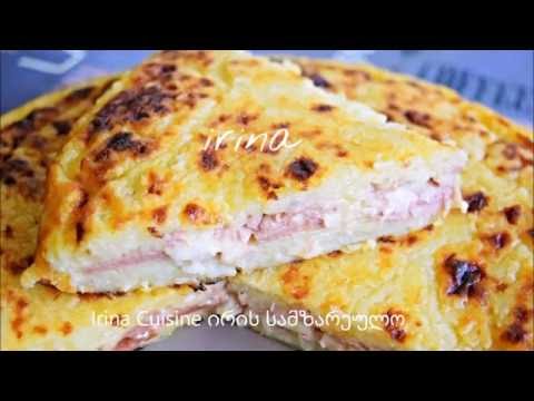 Видео рецепт Запеканка с колбаской и сыром
