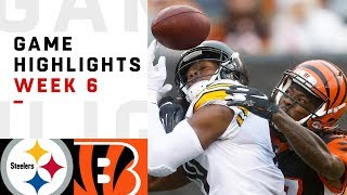Steelers vs. Bengals Week 6 Highlights | NFL 2018