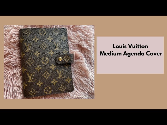 Louis Vuitton LOUIS VUITTON Monogram Agenda MM Day Planner Cover
