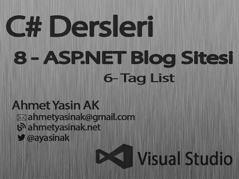 C# Yazılım Dersleri 8-P1 Web - Asp.NET - Blog Sitesi - 6 - Makale Listeleme