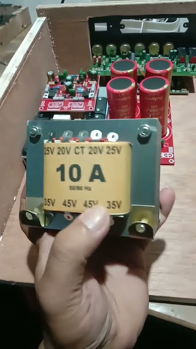 rekomendasi trafo 10 amper kecil 45 volt