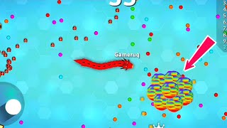 Snake Io 🐍 I Reached 126,000+ Score in Map 🐍 Epic Snakeio Gameplay screenshot 4