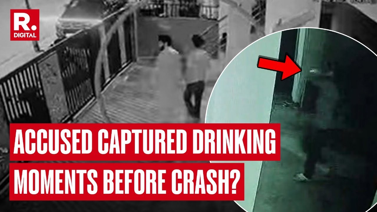 Vadodara Car Accident: Fresh CCTV Shows Accused Rakshit 'Drinking ...