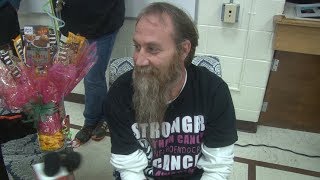 We just crashed a school assembly to surprise a custodian fighting cancer