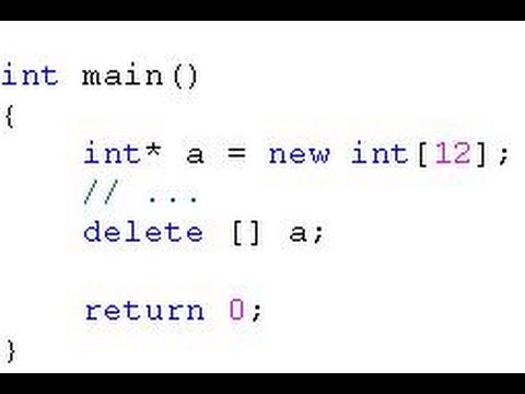 C++ Programming tutorial: Dynamical Arrays 2