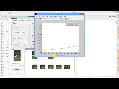 Content Based Image Retrieval system using Matlab