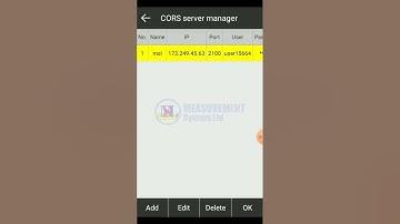 E-Survey GNSS CORS Configuration via Phone Internet using Surpad
